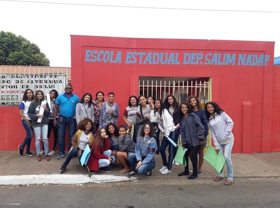 Visita a Escola Estadual Salim Nnadaf