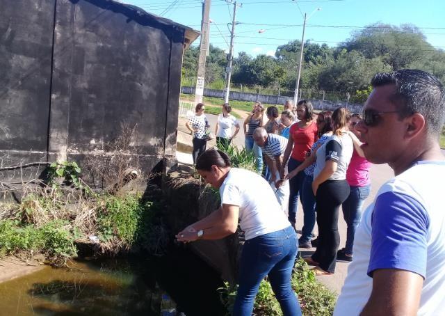 Reconhecimento da bacia hidrográfica pelos professores