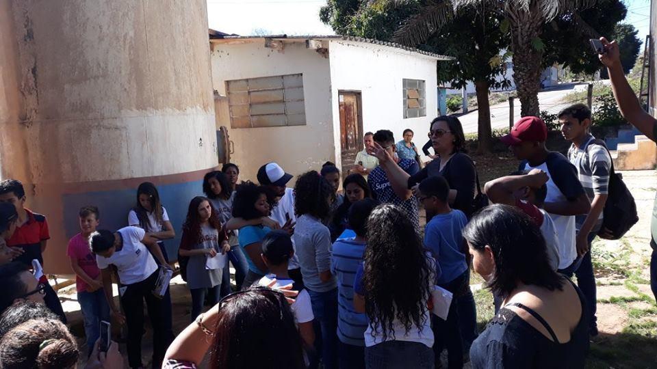 Visita a ETA Estação de tratamento de Água no município de Barão de Melgaço